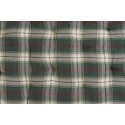 Matelas de transat sol coton imprime a carreaux Madam Stolta
