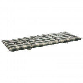 Matelas de transat sol coton imprimé à carreaux Madam Stoltz