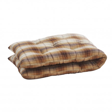 Matelas d assise banc coton a carreaux Madam Stoltz