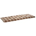 Matelas d assise banc coton a carreaux Madam Stoltz
