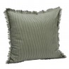 Housse de coussin décorative coton rayé Madam Stoltz