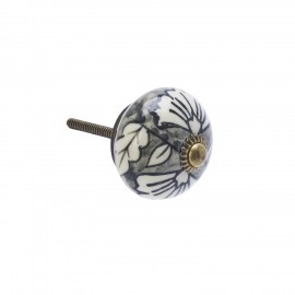 Bouton de meuble peint ceramique Madam Stoltz