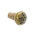 Bouchon pour bouteille vin ceramique peint Madam Stoltz