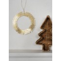 Decoration murale couronne metal laiton Madam Stoltz