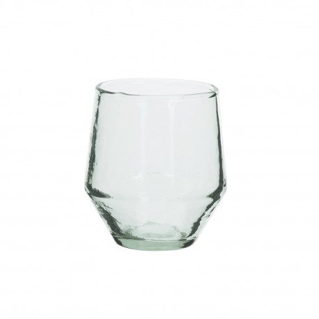 Verre a eau martele recycle artisanal Madam Stoltz