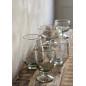 Verre à eau martelé recyclé artisanal Madam Stoltz