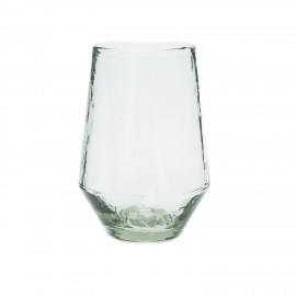 Verre a eau recycle martele artisanal Madam Stoltz