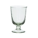 Verre à pied bas martele recycle artisanal Madam Stoltz