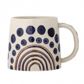 Mug gres peint design Bloomingville Shama