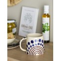 Mug gres peint design Bloomingville Shama