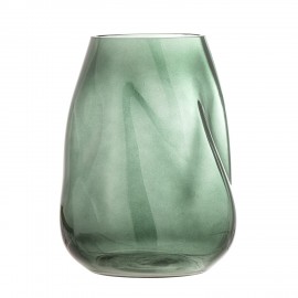 Vase verre froisse Bloomingville Ingolf