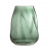 Vase verre froisse Bloomingville Ingolf