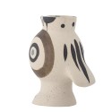 Vase oiseau design graphique Bloomingville Mahrab