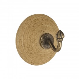 Patere crochet ceramique métal laiton IB Laursen