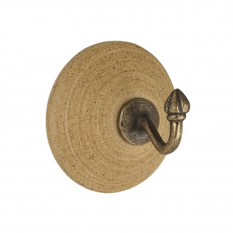 Patere crochet ceramique métal laiton IB Laursen