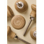 Bouton de porte meuble ceramique brut rustique IB Laursen