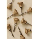 Bouton de porte meuble ceramique brut rustique IB Laursen