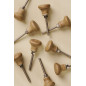 Bouton de porte meuble ceramique brut rustique IB Laursen