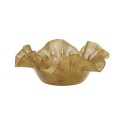Corbeille a fruits coupe bol verre plisse Madam Stoltz