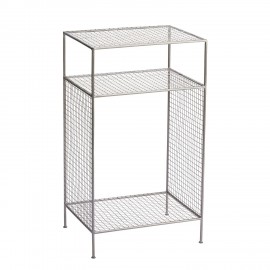 Meuble rangement etagere a poser acier grillage Madam Stoltz