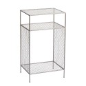 Meuble rangement etagere a poser acier grillage Madam Stoltz