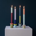 Bougeoirs design multicolores Remember Pippo Set de 4