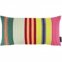 Coussin rectangulaire coton rayures multicolores Remember Grenada
