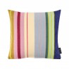 Coussin salon raye colore coton Remember Barbados