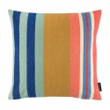 Grand coussin de salon coton rayures multicolores Remember Belize
