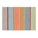 Tapis laine rayures multicolores Remember Cambridge