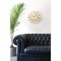 Horloge murale design bois naturel umbra ribbonwood