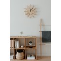 Horloge murale design bois naturel umbra ribbonwood
