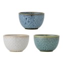 Set de 3 bols gres texture Bloomingville Harriet