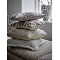 Grand coussin tufte blanc coton Bloomingville CANELLI