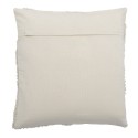 Grand coussin tufte blanc coton Bloomingville CANELLI