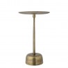Table basse ronde d appoint laiton vintage Bloomingville Maris
