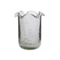 Vase verre bulle bord ondule Madam Stoltz