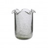 Vase verre bulle bord ondule Madam Stoltz