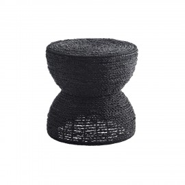Tabouret rond design jute Madam Stoltz