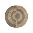 Tapis rond graphique jute Madam Stoltz
