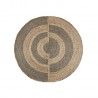 Tapis rond graphique jute Madam Stoltz