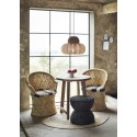 Tapis rond motif graphique jute Madam Stoltz