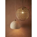 Lampe suspension ronde rotin naturel Madam Stoltz