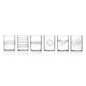 Set de 6 verre a eau design Ichendorf Milano Deco