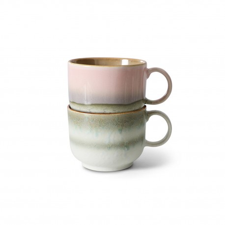 Grande tasse mug gres HK living Nova set de 2