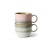 Grande tasse mug gres HK living Nova set de 2