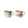 Grande tasse mug gres HK living Nova set de 2