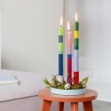 Bougies cire vegetale multicolore Remember Milano set de 3