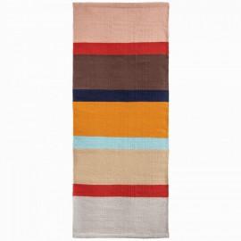 Petit tapis coton colore rayures Remember Zaza