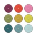 Bougies chauffe plat multicolores Remember Sydney set de 9
